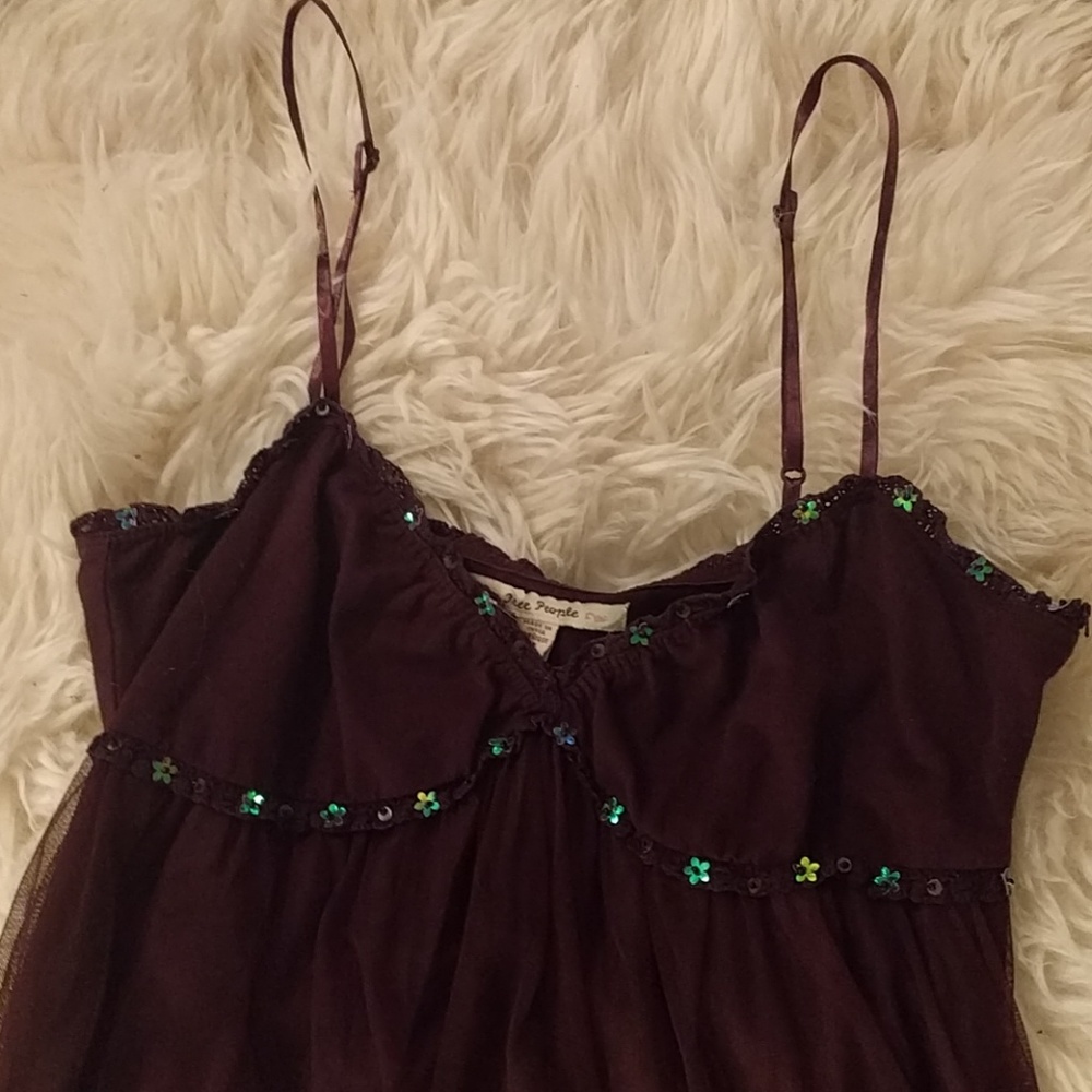 Free People Layered Mini Dress